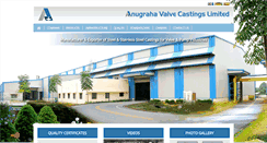 Desktop Screenshot of anugrahavalvecastings.com